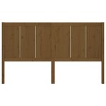 vidaXL Tête de lit Marron miel 145 5x4x100 cm Bois massif de pin