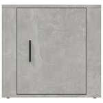 vidaXL Tables de chevet 2 Pièces Gris béton 50x39x47 cm