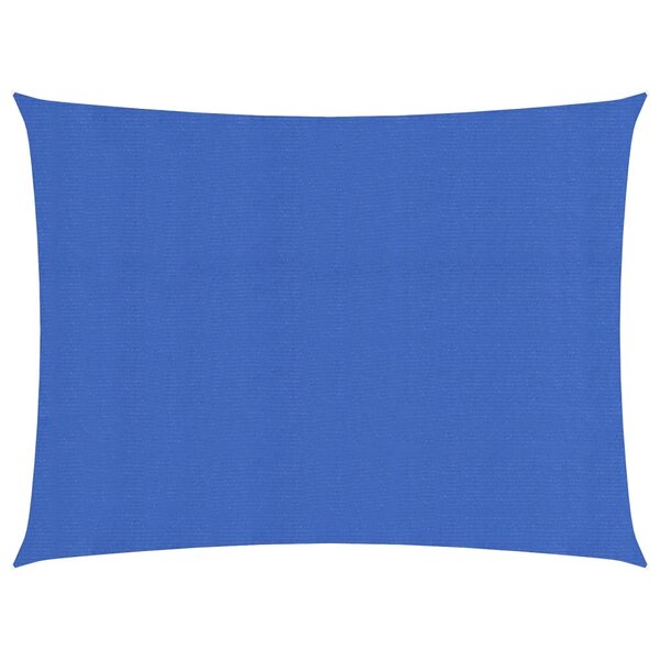 vidaXL Voile d'ombrage 160 g/m² rectangulaire bleu 4x5 m PEHD