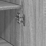 vidaXL Buffet haut sonoma gris 30x42 5x185 cm bois d'ingénierie