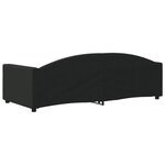 vidaXL Lit de repos noir 90x200 cm tissu