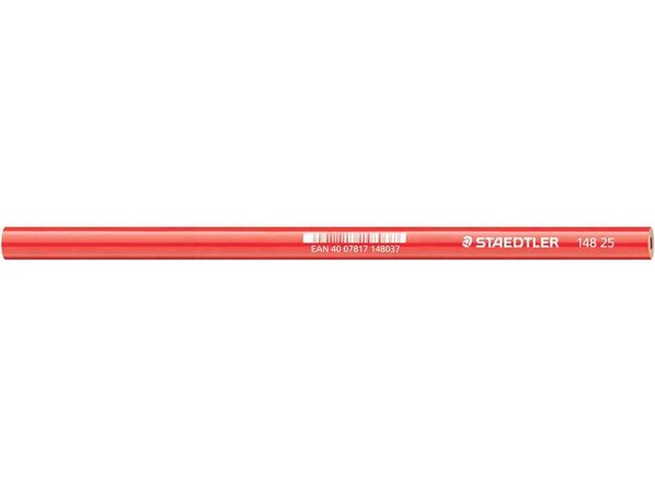 Crayon de charpentier ovale marron rouge STAEDTLER