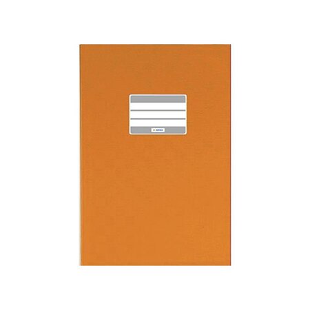 Protège-cahiers, format A5, en PP, couverture orange HERMA