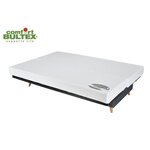 COMFORT BULTEX Clic clac 3 places - Tissu anthracite - 192 x 95 x 101 - MONA