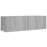 vidaXL Ensemble de meubles TV 8 Pièces Sonoma gris Bois d'ingénierie