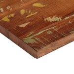 vidaXL Dessus de table 180x20x2 5cm rectangulaire bois massif récupéré