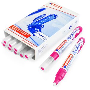 Marqueur acrylique moyen 5100 telemagenta 2-3 mm x 10 EDDING