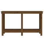 vidaXL Banc de travail Marron miel 140x50x80 cm Bois de pin massif