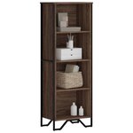vidaXL Bibliothèque chêne marron 50x31x137 5 cm bois d'ingénierie