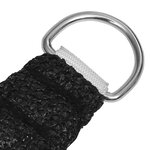 vidaXL Voile d'ombrage 160 g/m² Noir 2 5x2 5x3 5 m PEHD