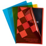 Sachet De 100 Pochettes Coin Polypropylène Lisse Premium - A4 - Couleurs Assorties - X 10 - Exacompta