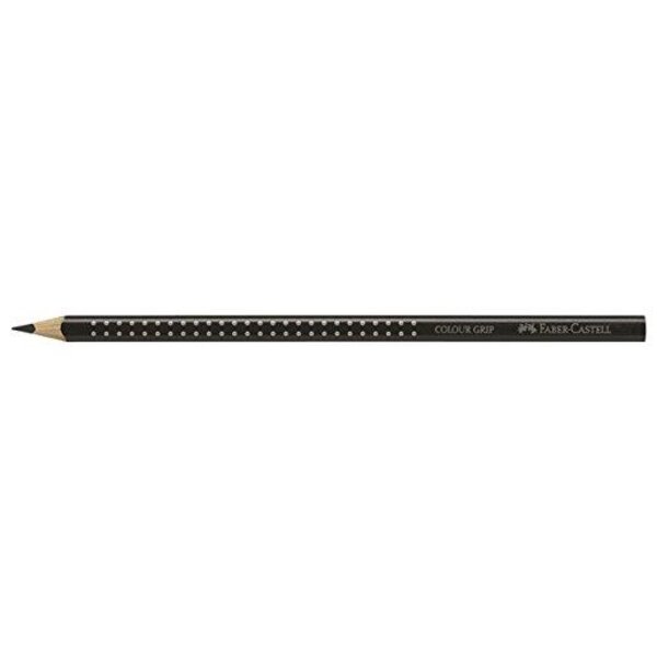 Crayon de couleur COLOUR GRIP Aquarellable Mine 3 mm Noir FABER-CASTELL