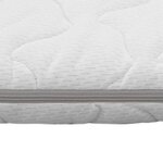 vidaXL Sur-matelas 100 x 200 cm Mousse à mémoire de forme Visco 6 cm
