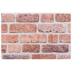 vidaXL Panneaux muraux 3D 10 Pièces rouge 100x50 cm EPS