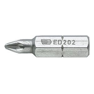 Embout standard série 2 pour vis cruciformes Pozidriv Facom ED201