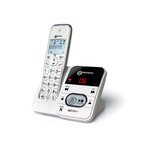 GEEMARC Téléphone grosses touches sénior amplifié numérique sans fil AMPLIDECT 295 - Avec répondeur intégré