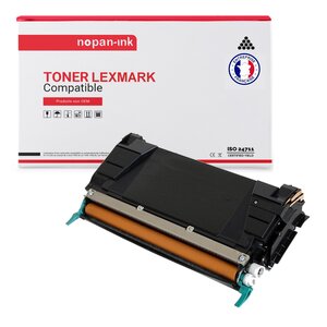 NOPAN-INK - Toner x1 C746A1CG (Cyan) - Compatible pour Lexmark C746 C746dtn C746n C748DE C748DTE C748e Lexmark C746 C746dtn C746n C7