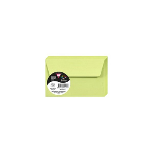 Enveloppe pollen 90x140 vert bourgeon paquet de 20