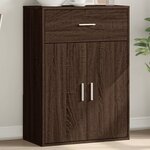 vidaXL Buffet chêne marron 60x30x84 cm bois d'ingénierie