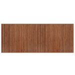 vidaXL Tapis rectangulaire marron 80x200 cm bambou