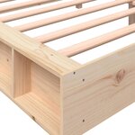 vidaXL Cadre de lit 200x200 cm bois de pin massif