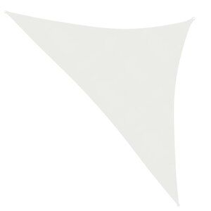 vidaXL Voile d'ombrage 160 g/m² Blanc 4x4x5 8 m PEHD