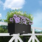 LECHUZA Jardinière BALCONERA Cottage 50 ALL-IN-ONE Granite