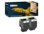 Qualitoner x2 toners 802hk noir compatible pour lexmark