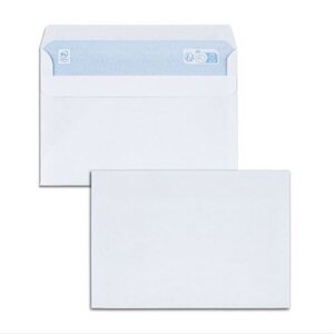 Bte 500 enveloppes c6 114 x 162 mm 80g autocollantes blanc gpv