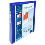 Classeur Pp Personnalisable Kreacover - 4 Anneaux En D 30mm - A4 Maxi - Bleu - X 10 - Exacompta