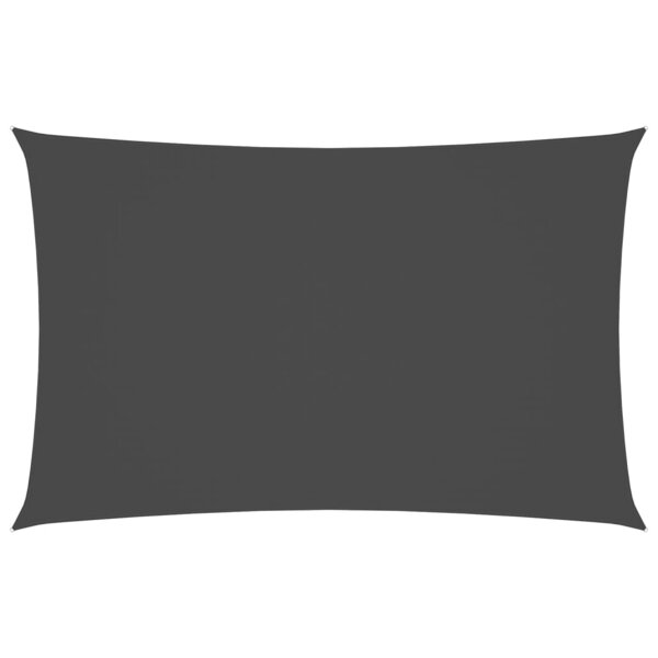 vidaXL Voile de parasol tissu oxford rectangulaire 2x5 m anthracite