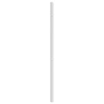 vidaXL Tête de lit métal blanc 180 cm