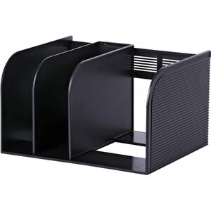 DURABLE Porte-catalogues OPTIMO en polystyrène antichoc. Dim : L 30 x H 25x P 180 cm. Coloris anthracite.