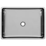 vidaXL Lavabo 41 x 30 x 12 cm Céramique Argenté