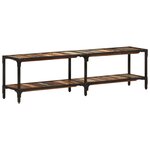 vidaXL Meuble TV 150x30x41 cm bois massif de récupération
