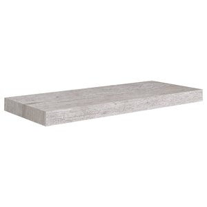 vidaXL Étagère murale flottante gris béton 60x23 5x3 8 cm MDF