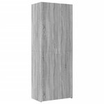 vidaXL Buffet haut sonoma gris 70x42 5x185 cm bois d'ingénierie