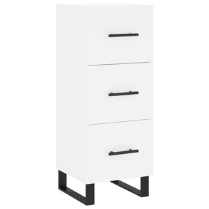 vidaXL Buffet blanc 34 5x34x90 cm bois d'ingénierie