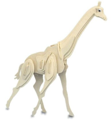 Maquette en bois Girafe
