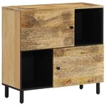 vidaXL Armoire latérale 80x33x75 cm bois massif de manguier