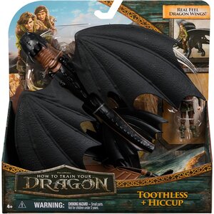 Spin Master 6074007 - How to train your dragon - Figurine Viking Harold & Krokmou