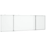 Tableau magnétique panneau écriture école maison bureau pliable 200 x 60 x 1 7 cm aluminium 02_0045530