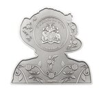 IN MEMORIAM OF QUEEN ELIZABETH II Happy Birthday Shaped 5 Once Argent Monnaie 5 Dollars Barbados 2022