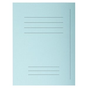Paquet 50 Chemises Forever® 220 100  Recyclé Avec Impression - 24x32cm - Bleu Clair - X 5 - Exacompta