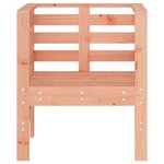 vidaXL Chaises de jardin lot de 2 61 5x53x71 cm bois massif de douglas