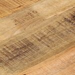 vidaXL Dessus de table Ø 40x1 5 cm rond bois massif de manguier brut