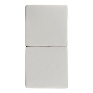 Matelas bébé pliant 60 x 120 x 4 cm  2 parties  couchage d'appoint  déhoussable