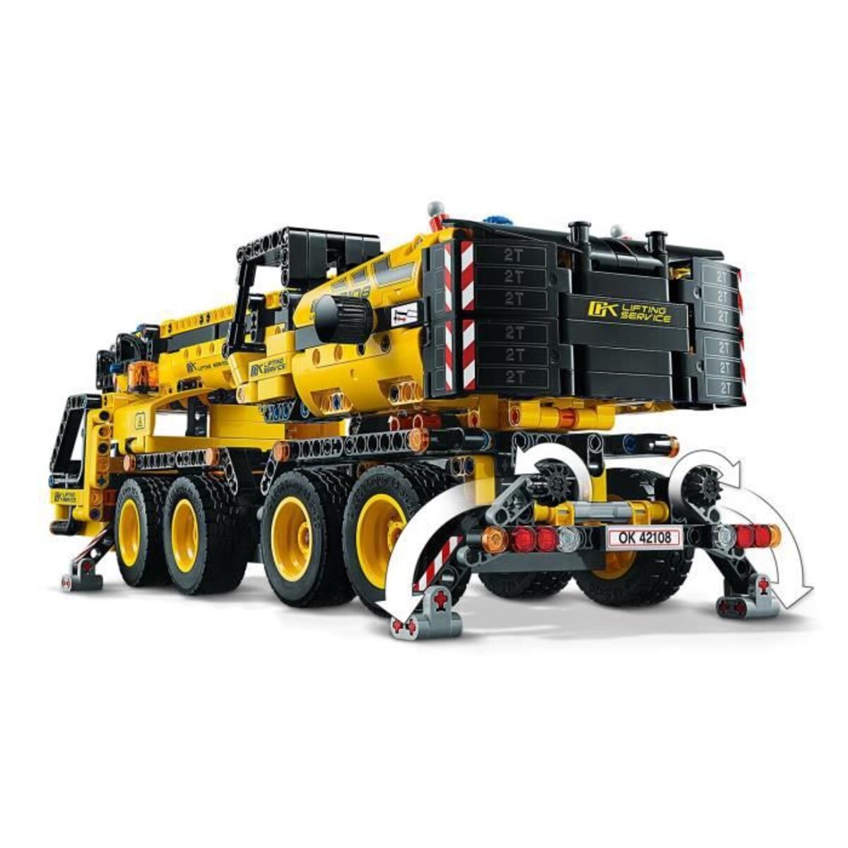 LEGO 42108 Technic La Grue Mobile Jeu, Ensemble de Construction de