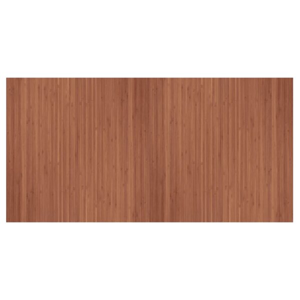 vidaXL Tapis rectangulaire marron 100x200 cm bambou