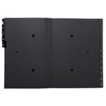 Trieur Rigide Economique Ordonator 12 Compartiments Numériques - 24x34cm - Noir - X 12 - Exacompta